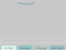 Tablet Screenshot of frostortho.com